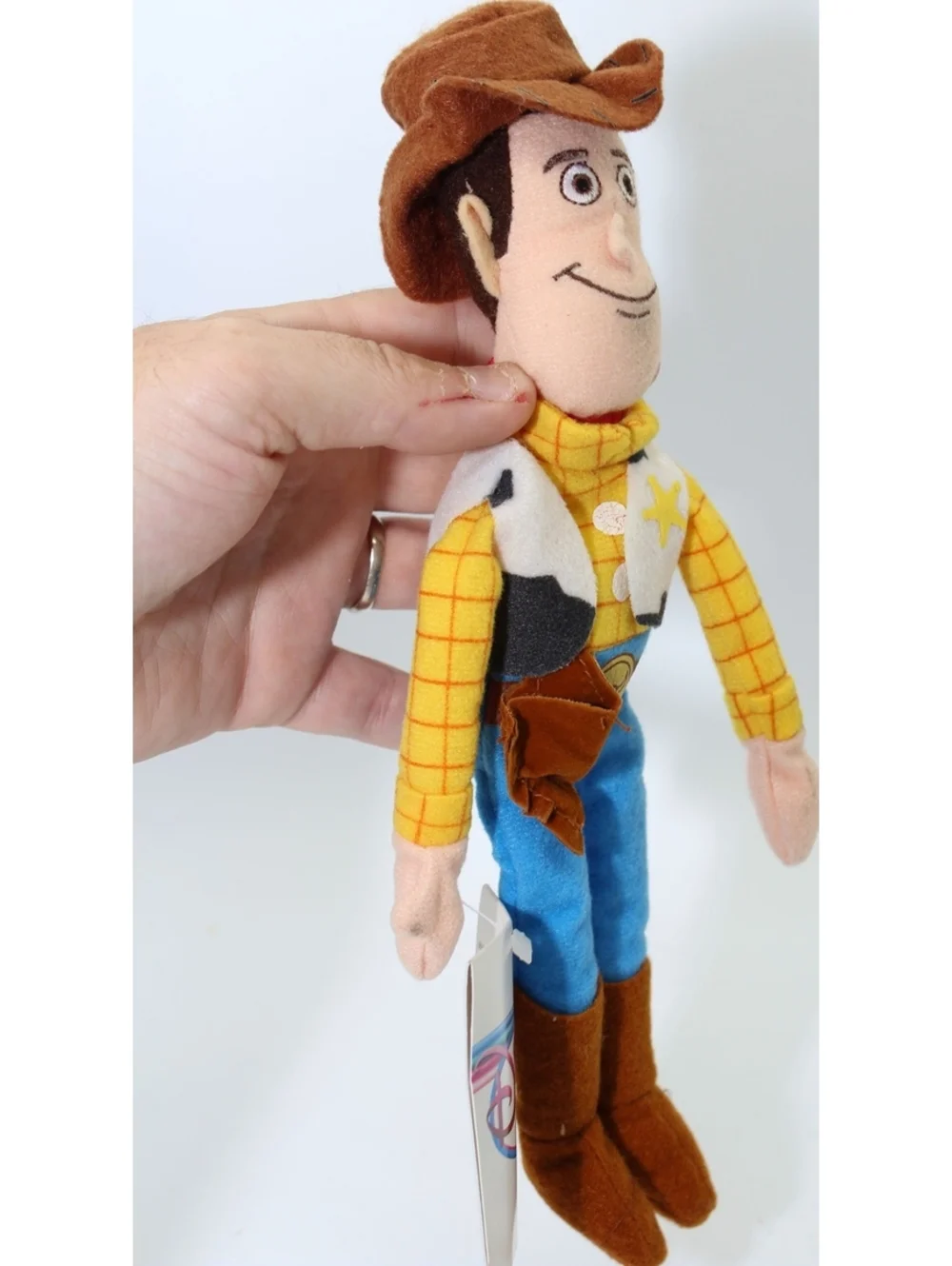 VTG 1995 Disney Parks Pixar Toy Story Mini Bean Bag Sheriff Woody Plush 9
